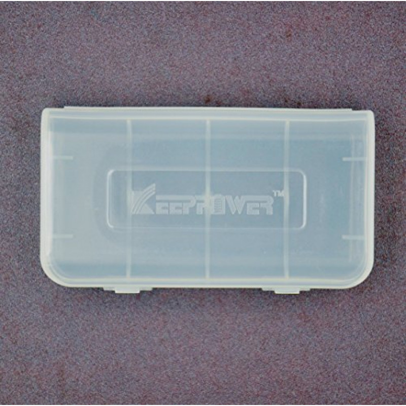 Пластиковый бокс Keeppower аккумуляторов 18650 и 16340 (CR123a)