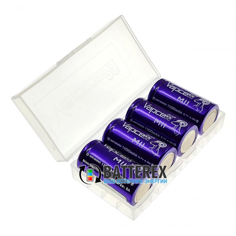 Пластиковый бокс Vapcell VBC-0218 на 2 аккумулятора 18650 Пластиковый бокс Vapcell VBC-0218 на 2 аккумулятора 18650