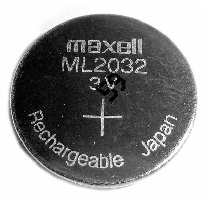 Аккумулятор дисковый литиевый ML2032 Maxell 3V 65mAh