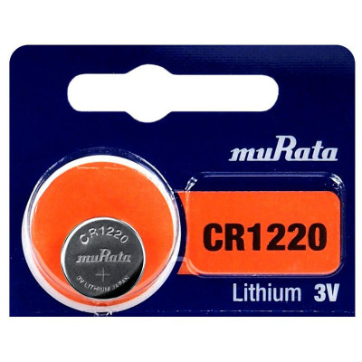 Батарейка CR1220 Murata Lithium 3V - Made in Japan - поштучно - цена за 1 шт.