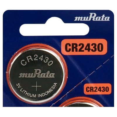 Батарейка CR2430 Murata Lithium 3V - поштучно - цена за 1 шт.