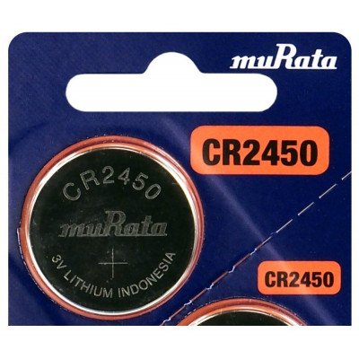 Батарейка CR2450 Murata Lithium 3V - поштучно - цена за 1 шт.