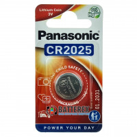 Батарейка CR2025 Panasonic Lithium Power 3V - 1 шт. в блистере