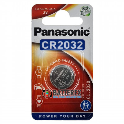Батарейка CR2032 Panasonic Lithium Power 3V - 1 шт. в блистере