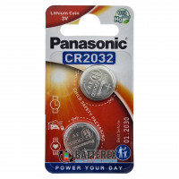 Батарейка CR2032 Panasonic Lithium Power 3V - 2 шт. в блистере