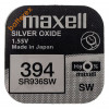 Батарейка 394 SR936SW Maxell Silver Oxide 1,55V Made in Japan