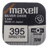 Батарейка 395 SR927SW Maxell Silver Oxide 1,55V Made in Japan