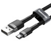 Кабель Baseus Cafule CAMKLF-HG1 USB - micro USB 2A - длина 3м - чёрный/серый Кабель Baseus Cafule CAMKLF-HG1 USB - micro USB 2A - длина 3м - чёрный/серый