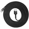 Кабель Baseus Cafule CAMKLF-HG1 USB - micro USB 2A - длина 3м - чёрный/серый Кабель Baseus Cafule CAMKLF-HG1 USB - micro USB 2A - длина 3м - чёрный/серый