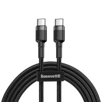 Кабель Baseus Cafule CATKLF-HG1 Type-C to Type-C QuickCharge 3.0 60W 5-20V 3A - длина 2м