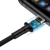 Кабель Baseus Cafule CATKLF-PG1 USB - Type-C 5A 40W - длина 1м Кабель Baseus Cafule CATKLF-PG1 USB - Type-C 5A 40W - длина 1м