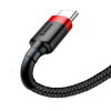 Кабель Baseus Cafule CATKLF-U91 USB - Type-C 2A - длина 3м - чёрный/красный