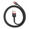 Кабель Baseus Cafule CATKLF-U91 USB - Type-C 2A - длина 3м - чёрный/красный