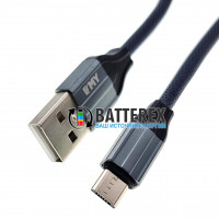 Кабель EMY MY-732 USB AM - microUSB 2м для быстрой зарядки и передачи данных