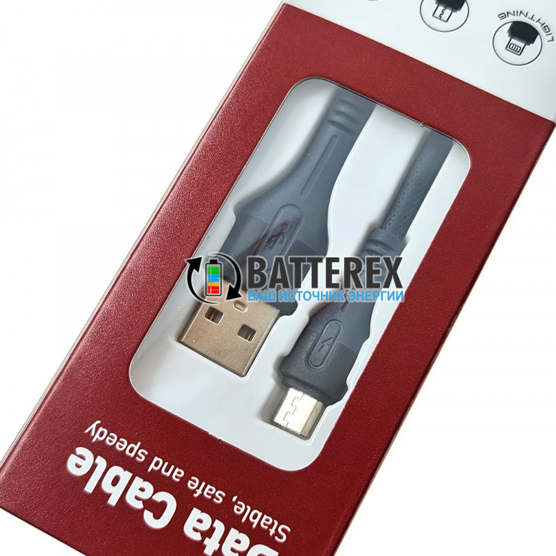 Высококачественный кабель EMY MY-742 USB AM - micro USB 2 метра для быстрой зарядки и передачи данных Высококачественный кабель EMY MY-742 USB AM - micro USB 2 метра для быстрой зарядки и передачи данных