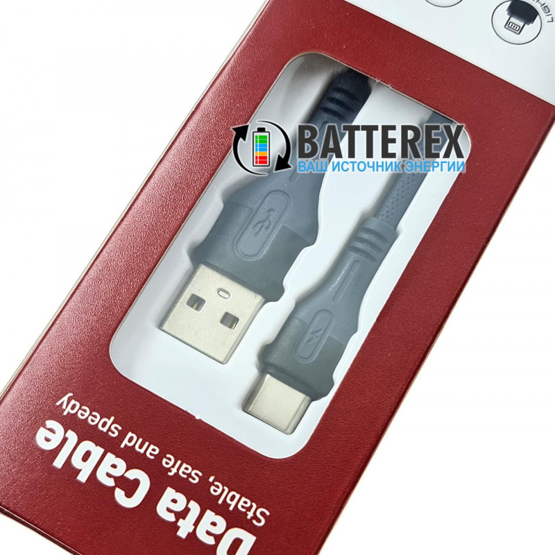 Высококачественный кабель EMY MY-742 USB AM - Type-C 2 метра для быстрой зарядки и передачи данных Высококачественный кабель EMY MY-742 USB AM - Type-C 2 метра для быстрой зарядки и передачи данных