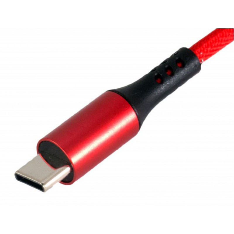 Универсальный кабель-переходник USB - Type-C - Lightning - microUSB - длина 12см