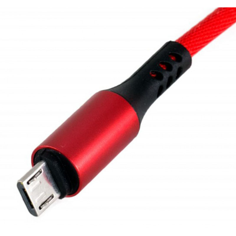 Универсальный кабель-переходник USB - Type-C - Lightning - microUSB - длина 12см