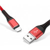 Высококачественный кабель USB AM - Lightning (Apple) 1м с защитой от перегибания Высококачественный кабель USB AM - Lightning (Apple) 1м с защитой от перегибания