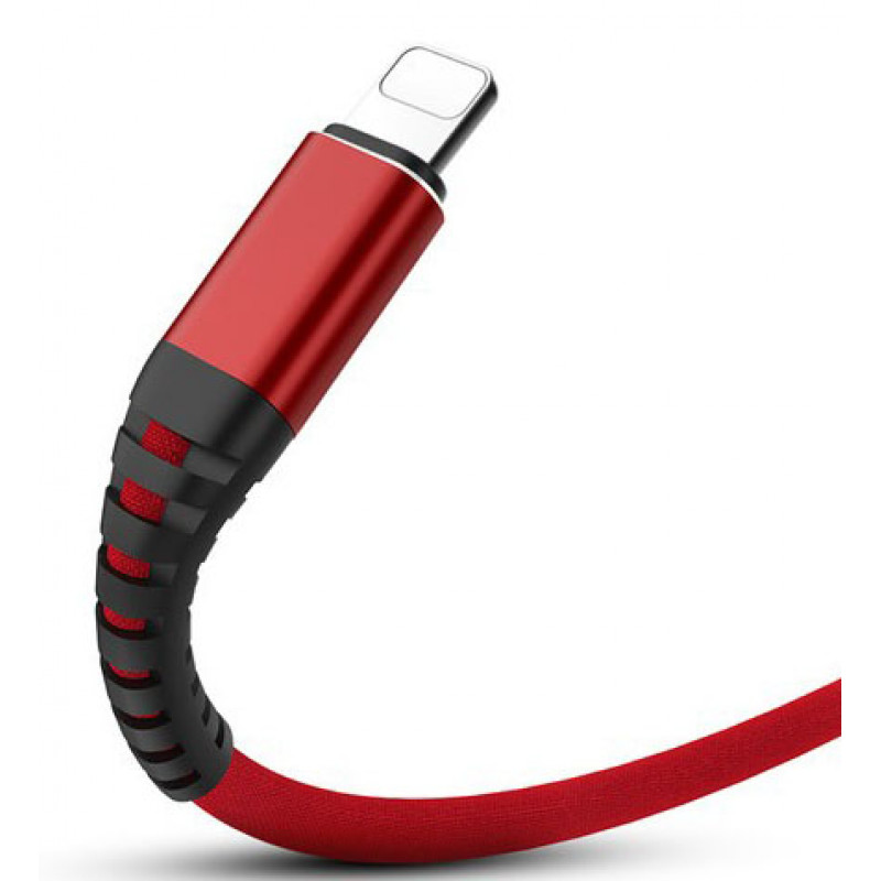 Высококачественный кабель USB AM - Lightning (Apple) 1м с защитой от перегибания Высококачественный кабель USB AM - Lightning (Apple) 1м с защитой от перегибания
