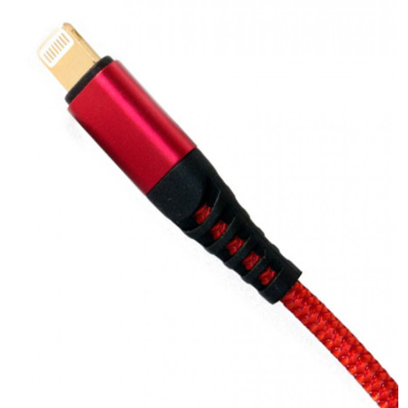 Высококачественный кабель USB AM - Lightning (Apple) 1м с защитой от перегибания Высококачественный кабель USB AM - Lightning (Apple) 1м с защитой от перегибания
