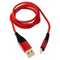 Кабель USB AM - Lightning (Apple) 1м с защитой от перегибания