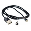 Магнитный кабель USB 2.0 AM - Micro-USB 1м чёрный с круглым наконечником