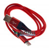 Высококачественный кабель USB AM - Type-C 1м с защитой от перегибания Высококачественный кабель USB AM - Type-C 1м с защитой от перегибания