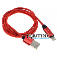 Кабель USB AM - Lightning (Apple) 1м с дополнительным выходом для наушников
