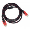 HDMI кабель HDMI-HDMI red/black - длина 1,8м - версия 1.4V - 2 фильтра