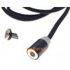 Магнитный кабель USB 2.0 AM - Micro-USB 1м чёрный с круглым наконечником Магнитный кабель USB 2.0 AM - Micro-USB 1м чёрный с круглым наконечником