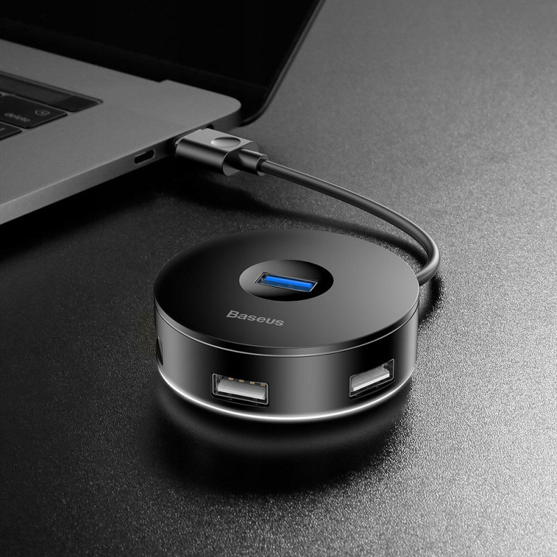Хаб разветвитель USB 3.0 HUB Baseus Round Box C30A-03 CAHUB-F01 на 5 портов USB