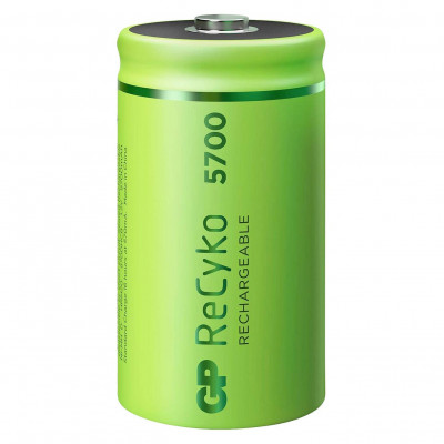 Аккумулятор D R20 GP Recyko+ 5700 Series 5700mah - низкий саморазряд - морозоустойчивые - цена за 1 шт