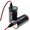 Литиевый аккумулятор D R20 Li-ion Soshine 6000mWh 1.5V Protected micro-USB поштучно от 1 шт. Литиевый аккумулятор D R20 Li-ion Soshine 6000mWh 1.5V Protected micro-USB поштучно от 1 шт.