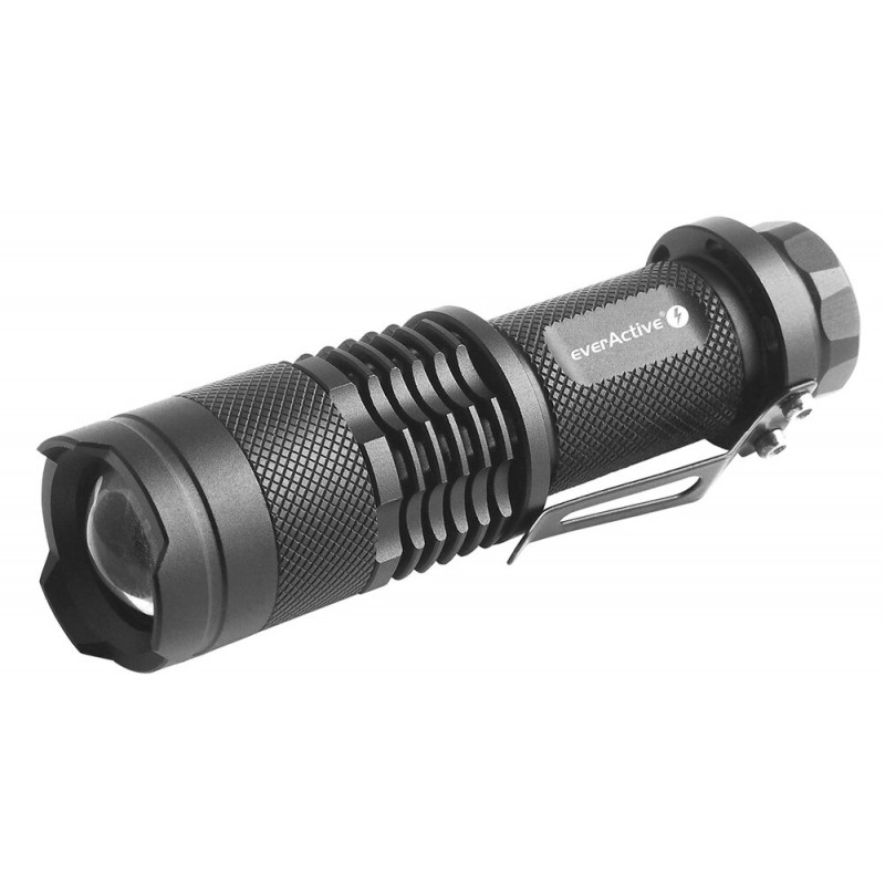Фонарь Everactive FL180 Bullet с регулировкой фокуса и питанием АА или 14500 Фонарь Everactive FL180 Bullet с регулировкой фокуса и питанием АА или 14500
