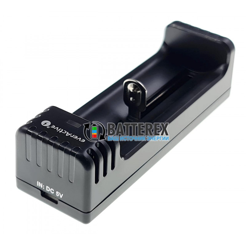 Зарядное устройство EverActive LC100 для Li-ion аккумулятора 18650, 21700, 26650, 14500, 16340