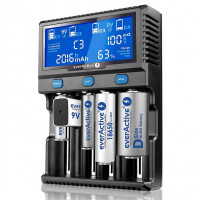 Everactive UC-4200 - профессиональное зарядное устройство для Li-ion/LiFePO4 и NiMH/NiCd аккумуляторов с функциями разряда, теста, восстановления и выбором тока заряда от 0.2 до 2А Everactive UC-4200 - профессиональное зарядное устройство для Li-ion/LiFePO4 и NiMH/NiCd аккумуляторов с функциями разряда, теста, восстановления и выбором тока заряда от 0.2 до 2А