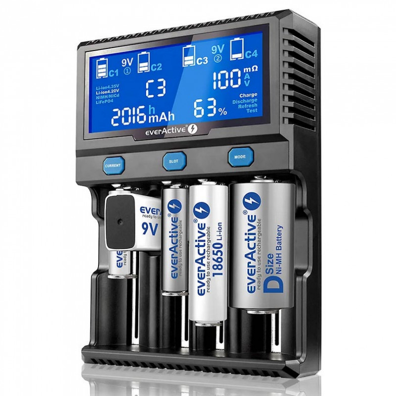 Продвинутое интеллектуальное зарядное устройство Everactive UC-4200