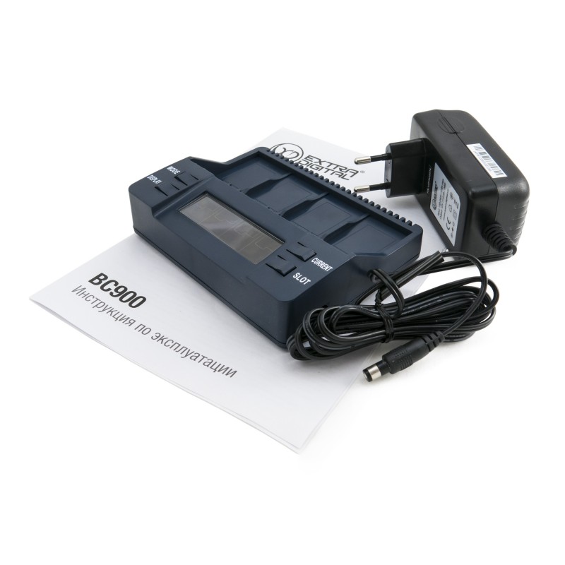 Extradigital BC900 - зарядное устройство для аккумуляторов Крона Li-Ion, Ni-Mh и Ni-Cd