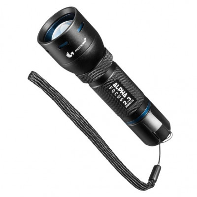 Falcon Eye Alpha Focus 2.3 FHH0114 300Lm - ручной фонарь с регулировкой фокуса , защитой от воды и питанием от 3хААА или 1х18650/21700