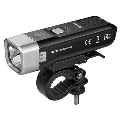 Fenix BC25R - велосипедный фонарь (5 режимов, 600 люмен, батарея 2600mah, зарядка от USB, защита от воды)