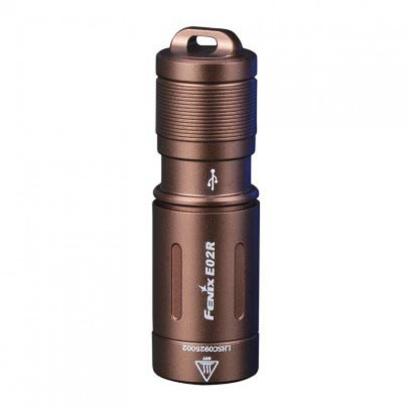 Фонарь-брелок Fenix E02R Bronze - цвет бронзовый/коричневый