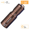 Фонарь-брелок Fenix E02R Bronze - цвет бронзовый/коричневый