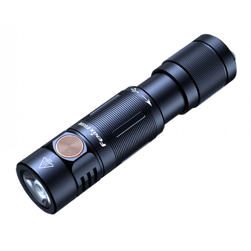Фонарь-брелок Fenix E05R Black - цвет чёрный