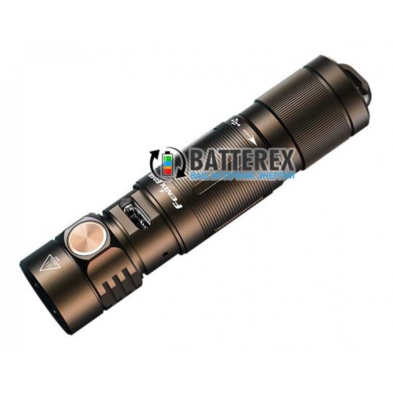 Фонарь-брелок Fenix E05R Bronze - цвет бронзовый/коричневый