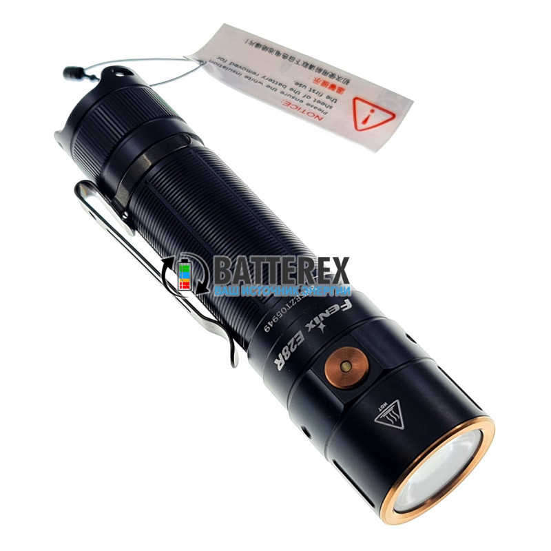 Фонарь Fenix E28R 1500 люмен с зарядкой от USB Type-C + аккумулятор 18650 Fenix 3400mah - оригинал Фонарь Fenix E28R 1500 люмен с зарядкой от USB Type-C + аккумулятор 18650 Fenix 3400mah - оригинал