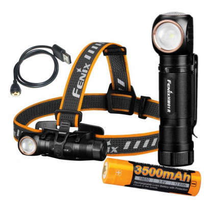 Fenix HM61R - налобный и ручной фонарь 1200 люмен + аккумулятор 18650 Fenix 3500mah - оригинал