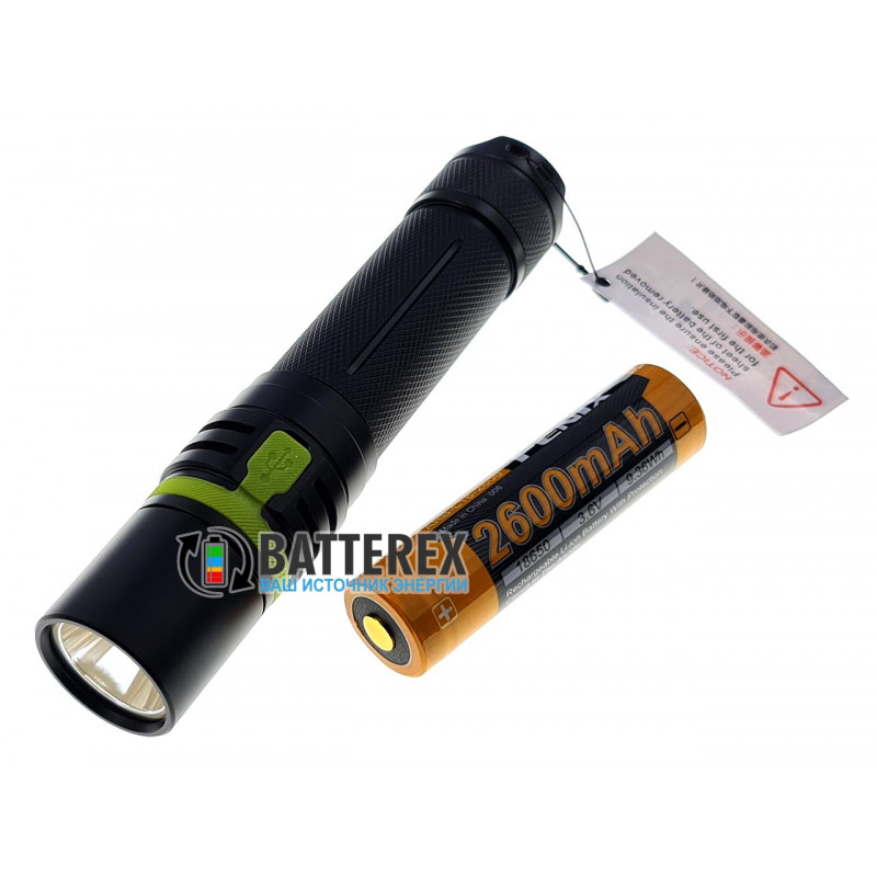 Фонарь Fenix UC30 с зарядкой от USB + аккумулятор 18650 Fenix 2600mah - оригинал Фонарь Fenix UC30 с зарядкой от USB + аккумулятор 18650 Fenix 2600mah - оригинал