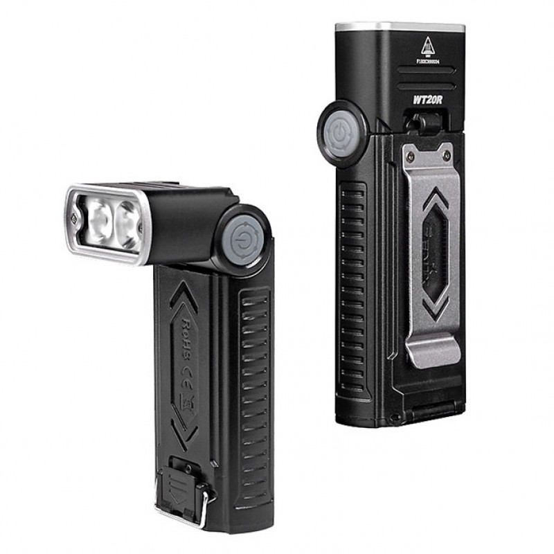 Фонарь Fenix WT20R 400 люмен + аккумулятор Li-Pol 2000mah с зарядкой от USB - оригинал