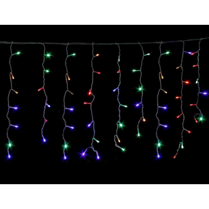 Гирлянда Штора на 120 LED красный/зелёный/синий/жёлтый 3х0.3 метра 8 режимов Гирлянда Штора на 120 LED красный/зелёный/синий/жёлтый 3х0.3 метра 8 режимов